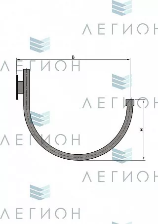 К30-0,5-0,6-12-5 кронштейн однорожковый